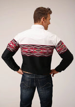 Load image into Gallery viewer, Roper Men's Tribal Border Long Sleeve Snap Shirt 03-001-0431-0409 BL