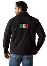 Cargar imagen en el visor de la galería, Ariat Men's New Team Mexico Softshell Jacket (Black) 10031424