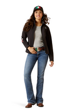 Load image into Gallery viewer, Ariat Women's Mexico Classic Team Softshell Jacket (Black) 10031428
