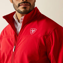 Cargar imagen en el visor de la galería, Ariat Men's New Team Softshell Mexico Jacket (Red) 10033525
