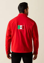Cargar imagen en el visor de la galería, Ariat Men's New Team Softshell Mexico Jacket (Red) 10033525