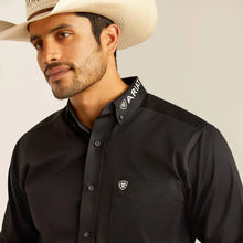 Load image into Gallery viewer, Ariat Men's Team Mexico Logo Twill Fitted Shirt (Black) 10038914