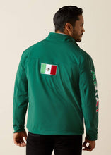 Cargar imagen en el visor de la galería, Ariat Men's New Team Softshell Mexico Jacket (Green) 10039459