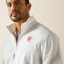 Cargar imagen en el visor de la galería, Ariat Men's New Team Softshell Mexico Jacket (White) 10043549