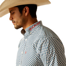 Load image into Gallery viewer, Ariat Men's Team Lochlan Fitted Button Down Shirt (White) 10048421