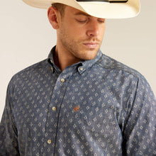 Load image into Gallery viewer, Ariat Men's Shirt Dillion Chambray Blue Print (Blue) 10048434