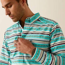 Load image into Gallery viewer, Ariat Men's Jimmie Button Down Shirt (Turquoise) 10054693