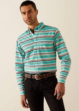 Load image into Gallery viewer, Ariat Men's Jimmie Button Down Shirt (Turquoise) 10054693