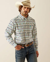 Load image into Gallery viewer, Ariat Men's Judge Button Down Shirt (Teal) 10054694