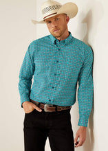Load image into Gallery viewer, Ariat Men's Jordy Blue Print Button Down Shirt (Blue) 10054697