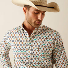Load image into Gallery viewer, Ariat Men's Judas Fitted Button Down Shirt (Teal) 10054744