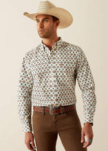 Load image into Gallery viewer, Ariat Men's Judas Fitted Button Down Shirt (Teal) 10054744