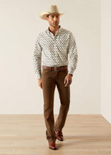 Load image into Gallery viewer, Ariat Men's Judas Fitted Button Down Shirt (Teal) 10054744