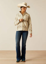 Load image into Gallery viewer, Ariat Women's New Team Softshell Print Jacket (Sand) 10054911