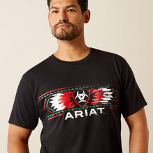 Cargar imagen en el visor de la galería, Ariat Men's SW Mexico Short Sleeve T-Shirt (Black) 10055156