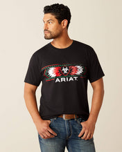 Cargar imagen en el visor de la galería, Ariat Men's SW Mexico Short Sleeve T-Shirt (Black) 10055156