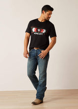 Cargar imagen en el visor de la galería, Ariat Men's SW Mexico Short Sleeve T-Shirt (Black) 10055156