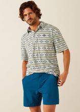 Cargar imagen en el visor de la galería, Ariat Men's All Over Print Polo Shirt (White) 10055185