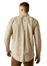 Load image into Gallery viewer, Ariat Men's Team Kason Logo Embroidery Western Shirt (Khaki) 10054692
