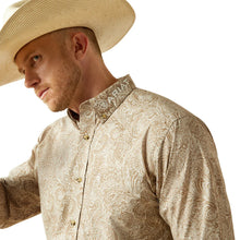 Load image into Gallery viewer, Ariat Men's Team Kason Logo Embroidery Western Shirt (Khaki) 10054692