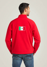 Cargar imagen en el visor de la galería, Ariat Men's New Team Softshell Mexico Jacket (Red) 10033525