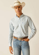 Load image into Gallery viewer, Ariat Men's Kendrick Fitted Button Down Shirt (White) 10048409