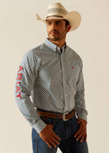 Load image into Gallery viewer, Ariat Men's Team Lochlan Fitted Button Down Shirt (White) 10048421