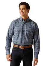 Load image into Gallery viewer, Ariat Men's Eddie Southwestern Print Long Sleeve Button-Down Shirt (Blue) 10051264