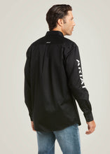 Load image into Gallery viewer, Ariat Men's Team Logo Twill Fitted Button Down Shirt (Black) 10034231