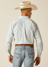 Load image into Gallery viewer, Ariat Men's Kendrick Fitted Button Down Shirt (White) 10048409