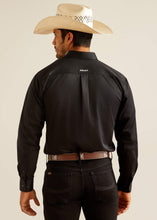 Load image into Gallery viewer, Ariat Men's Team Mexico Logo Twill Fitted Shirt (Black) 10038914