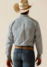 Load image into Gallery viewer, Ariat Men's Team Lochlan Fitted Button Down Shirt (White) 10048421