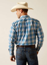 Load image into Gallery viewer, Ariat Men's Griffen Fitted Button Down Shirt (Blue) 10048390