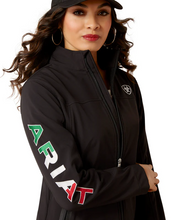Load image into Gallery viewer, Ariat Women's Mexico Classic Team Softshell Jacket (Black) 10031428