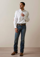 Load image into Gallery viewer, Ariat Men's Team Logo Mexico Shirt (White) 10040911