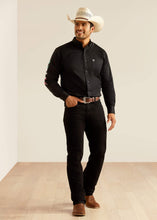 Load image into Gallery viewer, Ariat Men's Team Mexico Logo Twill Fitted Shirt (Black) 10038914