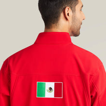 Cargar imagen en el visor de la galería, Ariat Men's New Team Softshell Mexico Jacket (Red) 10033525