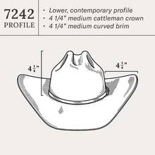 Load image into Gallery viewer, Stetson 4X Llano Cowboy Hat (Black) SWLLNO-7242