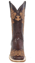 Load image into Gallery viewer, Silverton Diana All Leather Wide Square Toe Boots (Chocolate)