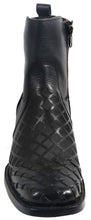Cargar imagen en el visor de la galería, Silverton Jerry All Leather Wide Square Toe Short Boots (Black)