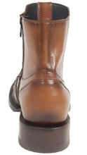 Cargar imagen en el visor de la galería, Jerry All Leather Wide Square Toe Short Boots (Honey)