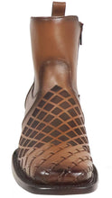 Cargar imagen en el visor de la galería, Jerry All Leather Wide Square Toe Short Boots (Honey)