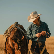 Load image into Gallery viewer, Stetson 10X Baker Straw Hat (Natural) SSBKER-3042