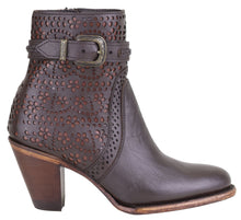 Cargar imagen en el visor de la galería, Silverton Jackie All Leather Round Toe Short Boots (Brown)
