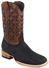 Cargar imagen en el visor de la galería, Silverton Peyton All Leather Wide Square Toe Boots (Black)