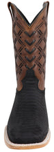 Cargar imagen en el visor de la galería, Silverton Peyton All Leather Wide Square Toe Boots (Black)