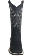 Load image into Gallery viewer, Silverton Sara All Leather Wide Square Toe Boots (Black)