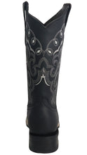 Load image into Gallery viewer, Silverton Sara All Leather Wide Square Toe Boots (Black)