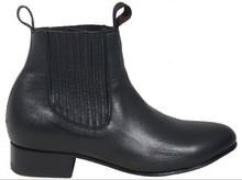 Load image into Gallery viewer, Silverton Napa All Leather Round Toe Short Boots (Black)