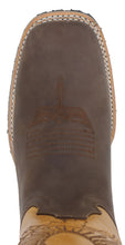 Load image into Gallery viewer, Silverton Mount Rainier Genuine Leather Wide Square Toe Boots (Brown)